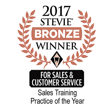 Bronze Stevie<sup>®</sup> Award for Sales Training Practice of the Year